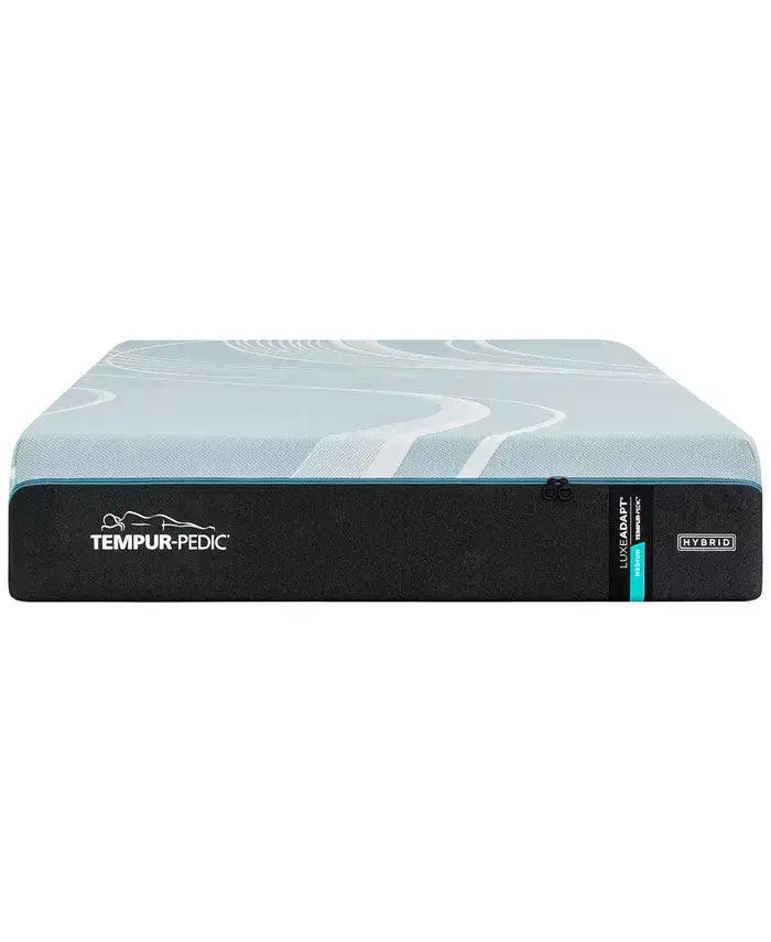 Tempur-Pedic TEMPUR-LuxeAdapt® 13" Medium Hybrid Mattress showcasing advanced TEMPUR-Material™ for optimal sleep comfort.
