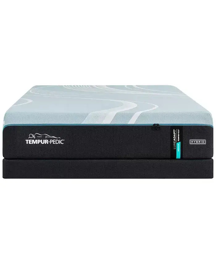 Tempur-Pedic TEMPUR-LuxeAdapt® 13" Medium Hybrid Mattress showcasing its adaptive design and pressure-relieving features.