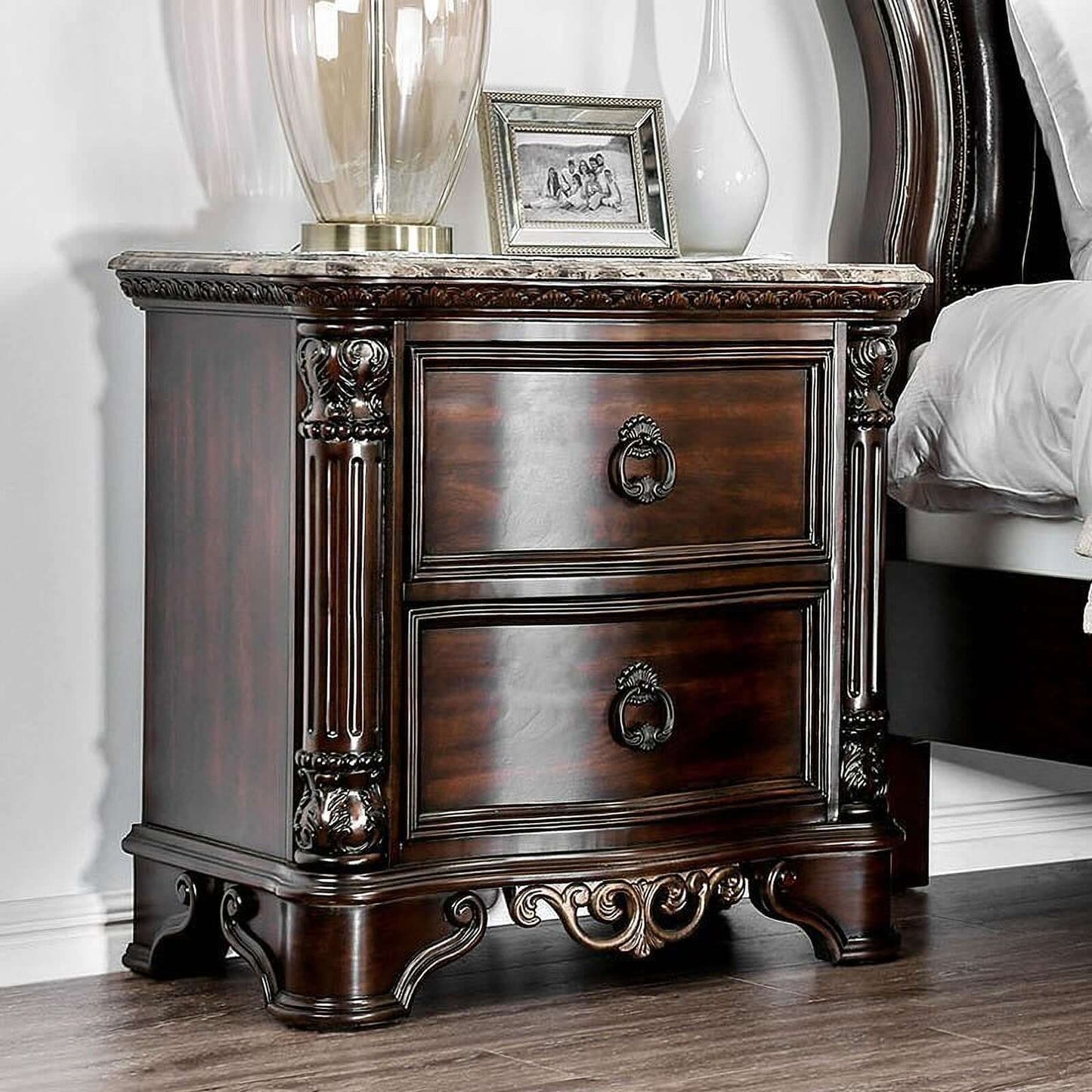 Menodora Panel Bed (Queen)