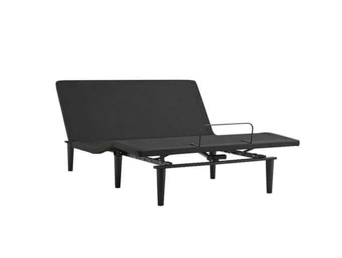 Tempur-Pedic TEMPUR-Ease™ Adjustable Base in black, featuring ergonomic adjustable positions and a wireless remote.