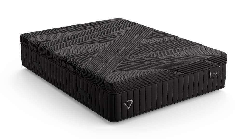 Diamond Black Diamond Collection Snowbird Firm Hybrid Cool Titanium Memory Foam 15" Mattress