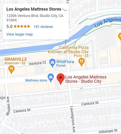 LA_Mattress_Studio_City_Map