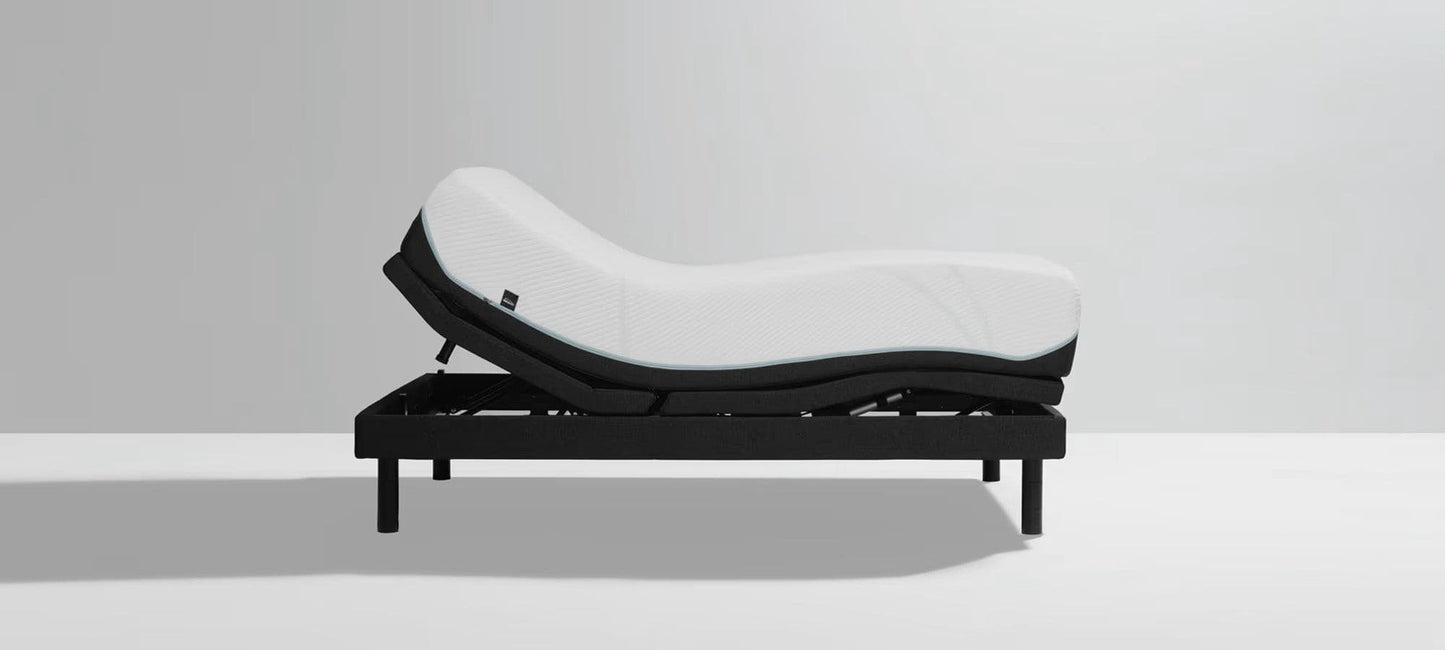TEMPUR-ProAdapt® Medium mattress on adjustable base, showcasing its ergonomic design for optimal comfort and support.