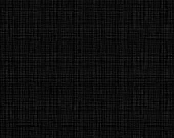 close-up view of textured black fabric used for Southerland Smokey Metal Box Spring Flat Foundation upholstery