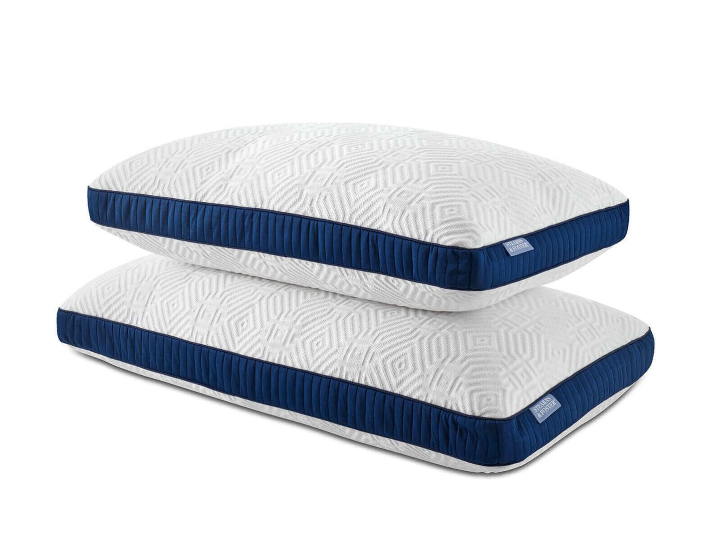 Stearns & Foster Lux Estate Latex & Down Pillow, featuring a luxurious design and dual-layer comfort for exceptional sleep quality.