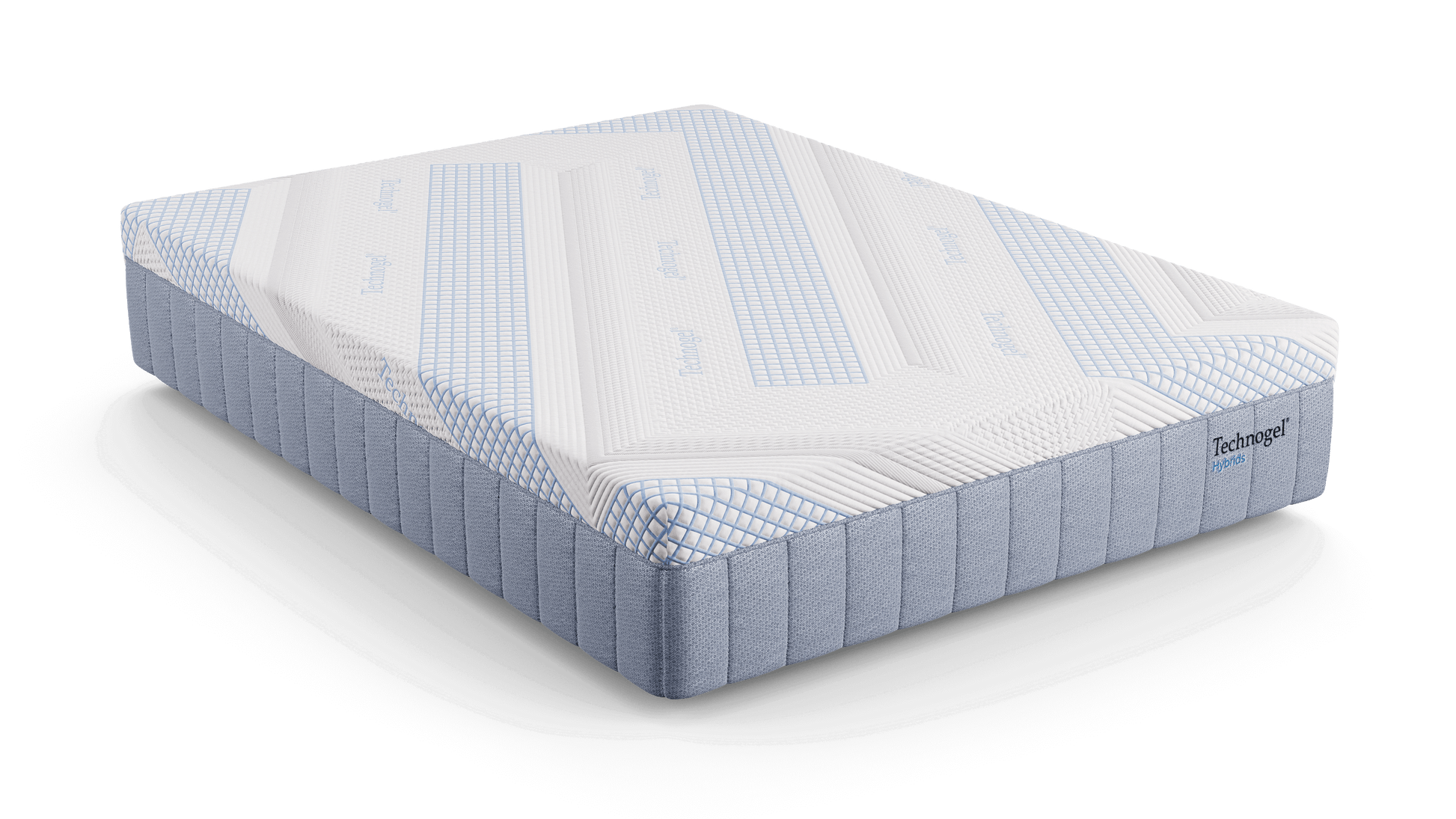 Diamond Technogel® Technology Melodia 14" Medium Firm Hybrid Mattress showcasing contouring support and cooling features.