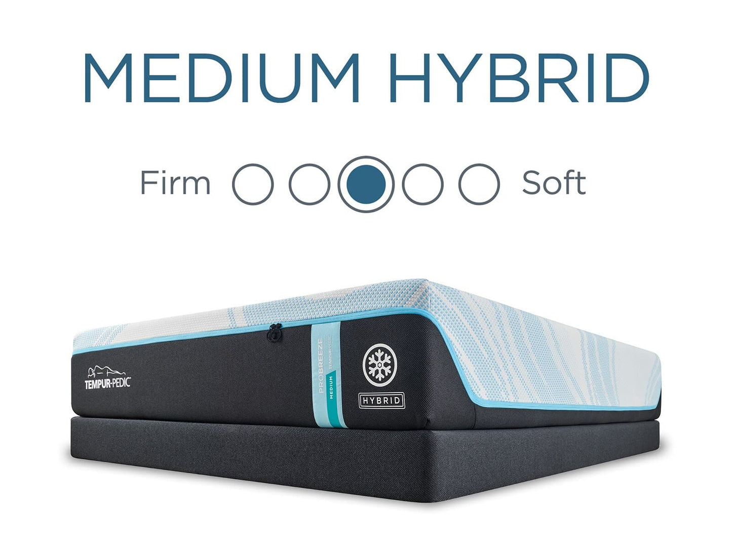 Tempur-Pedic TEMPUR-ProBreeze® Medium Hybrid 12" Mattress.