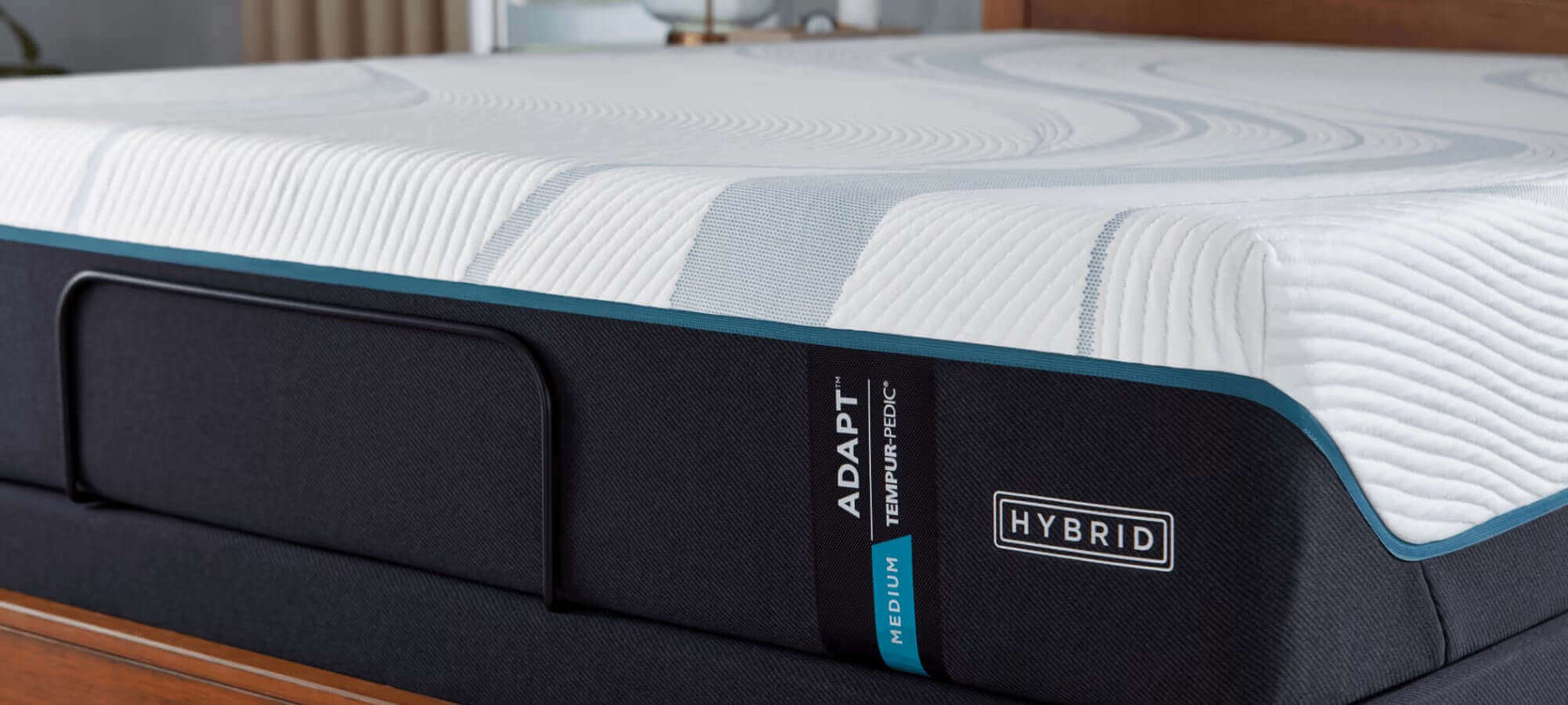Tempur-Pedic TEMPUR-Adapt® 11" Medium Hybrid Mattress showcasing its modern design and pressure-relieving features.