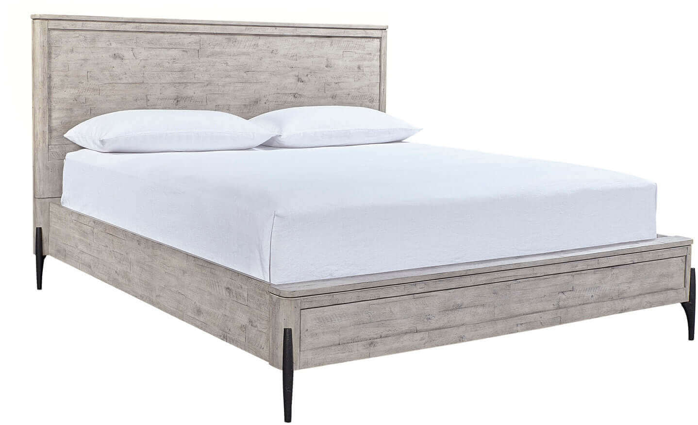 Zane Collection Panel Bed featuring transitional design, durable dovetail joinery, and clean lines for modern home decor.