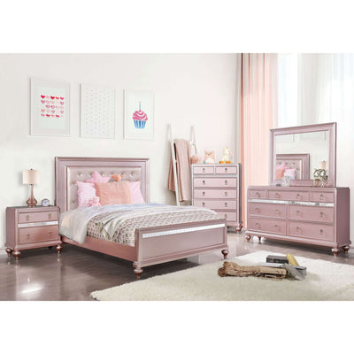 Ariston Night Stand In Rose Gold