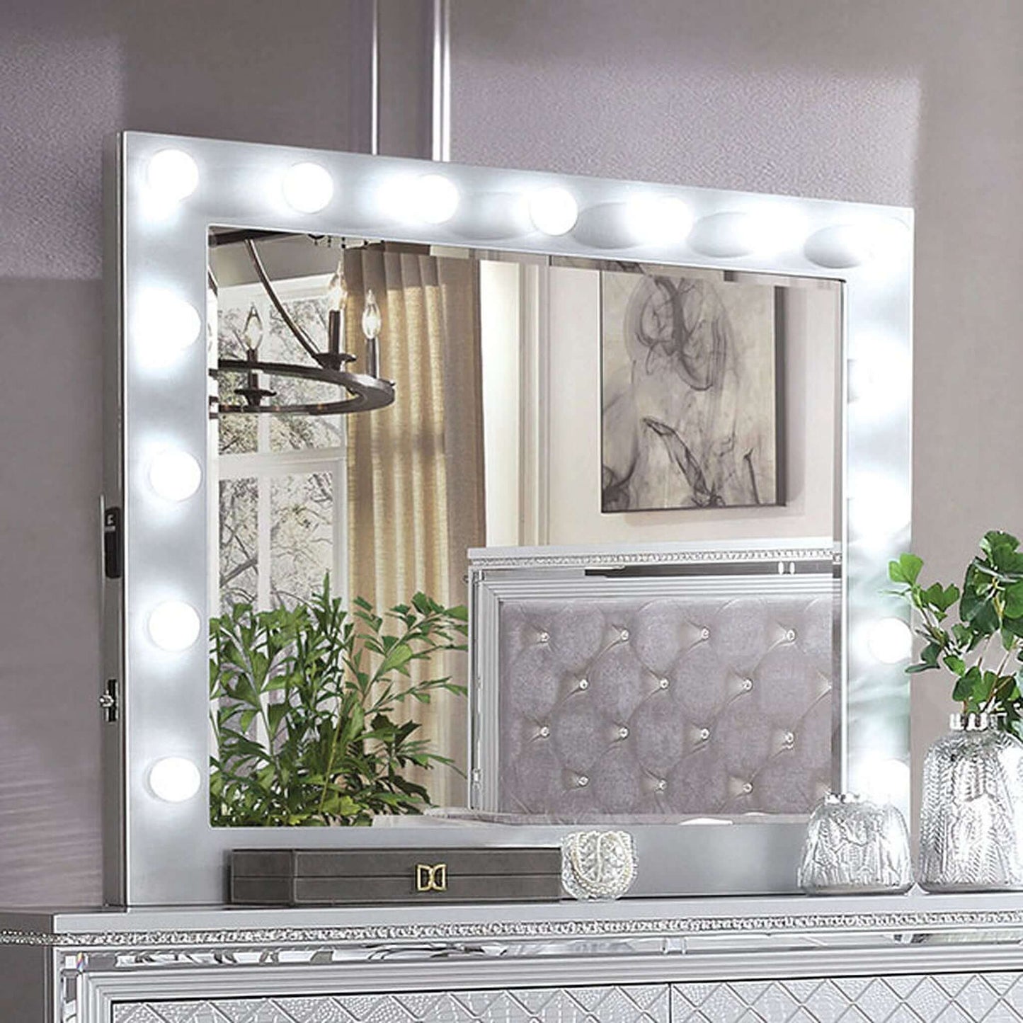 Belleterre Silver Panel Bedroom Set
