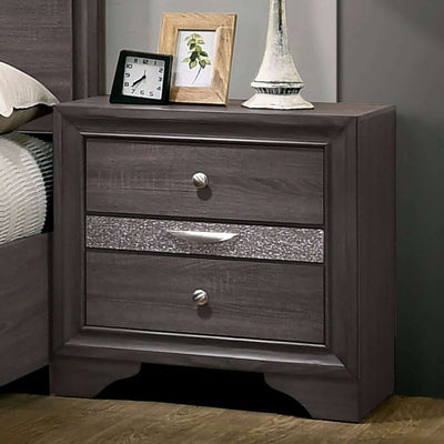 Chrissy Night Stand In Gray