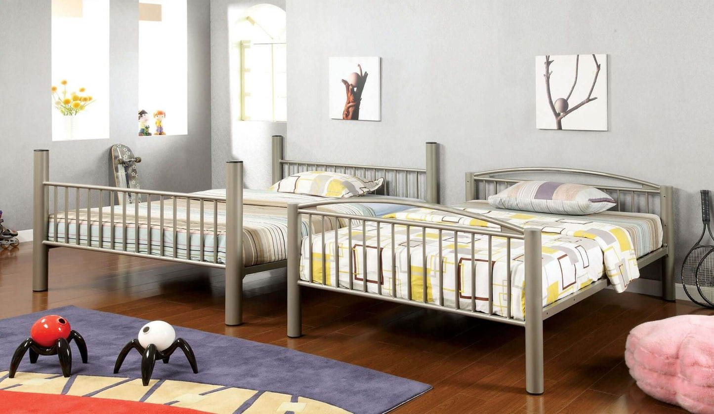 Lovia Full Over Full Metal Bunk Bed