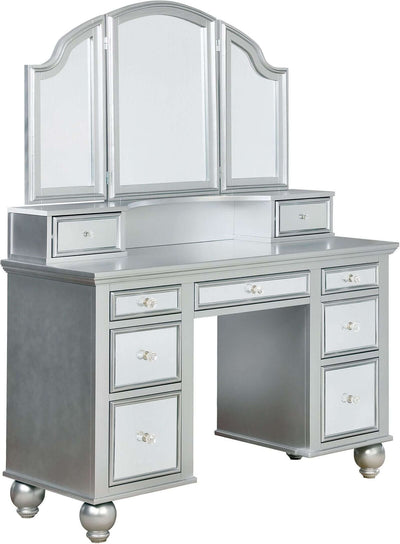 Tracy Rose Gold Vanity With Stool