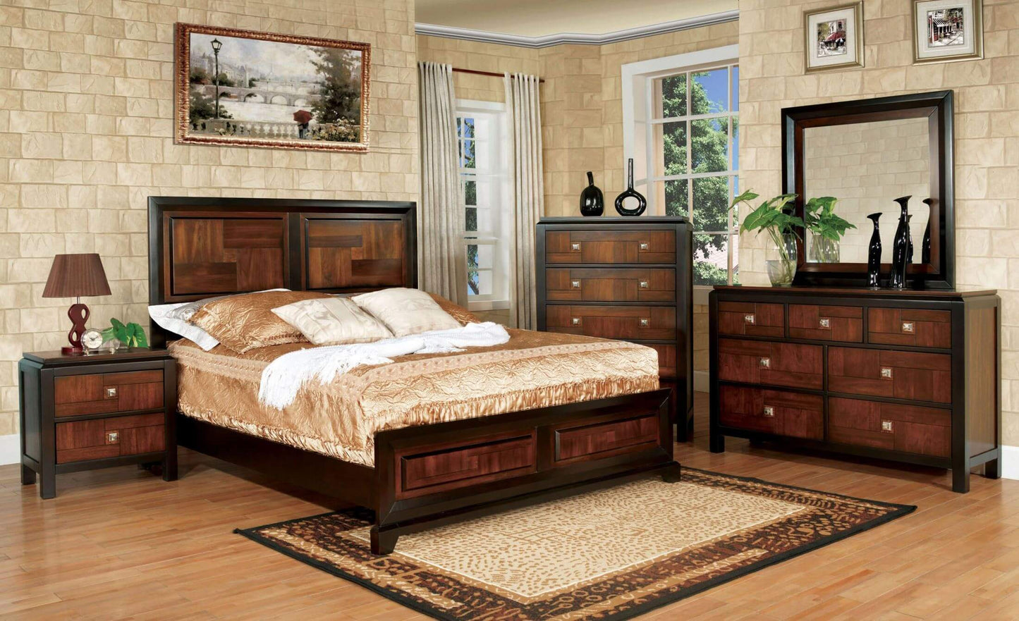 Patra Acacia and Walnut Dresser