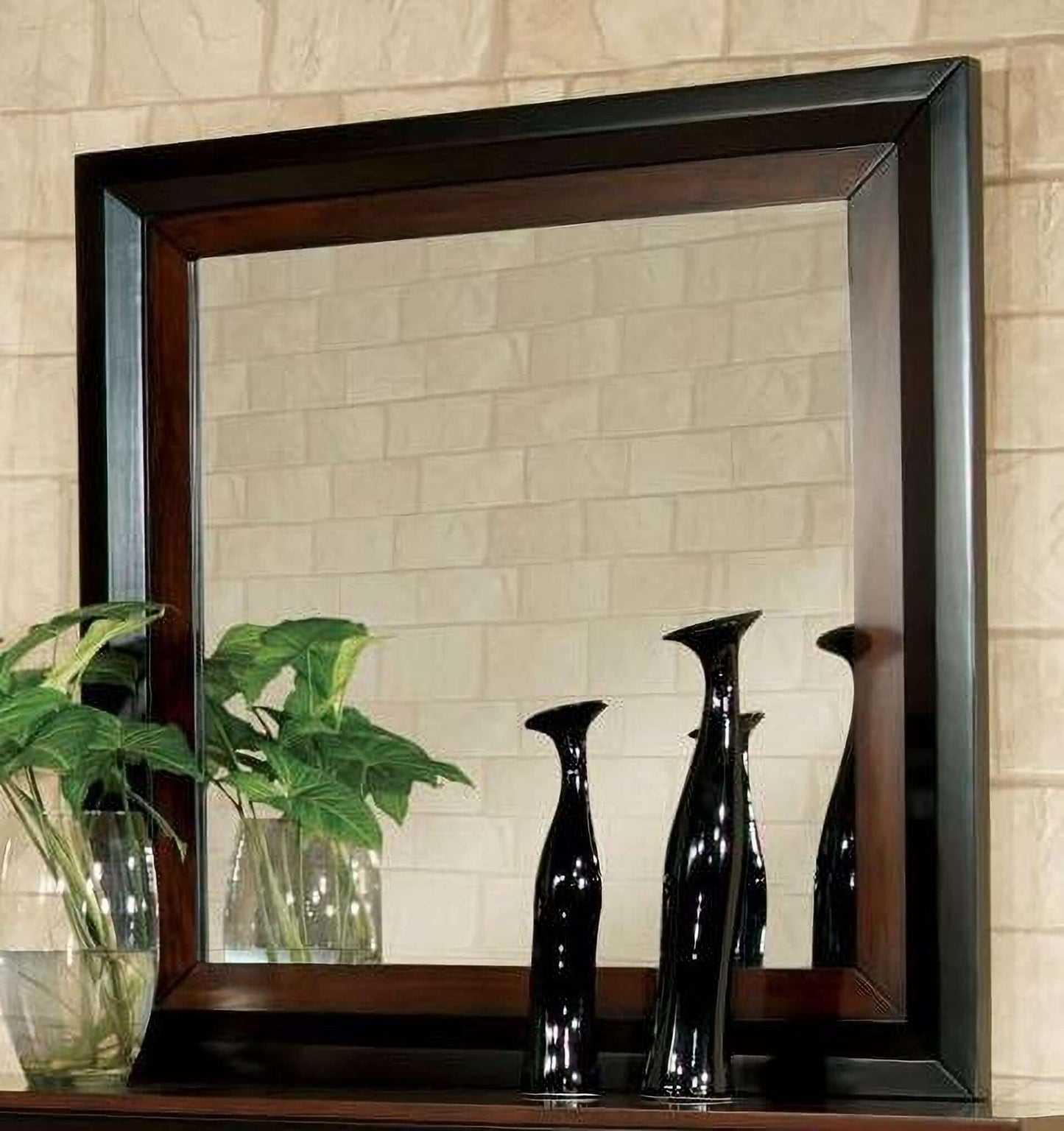 Patra Acacia and Walnut Mirror