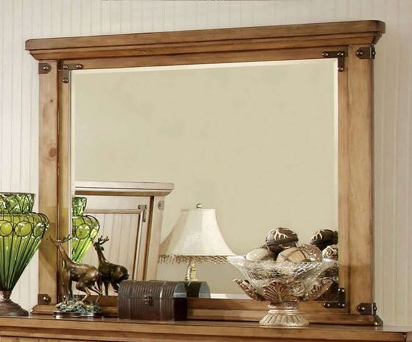 Pioneer Burnished Pine Mirror