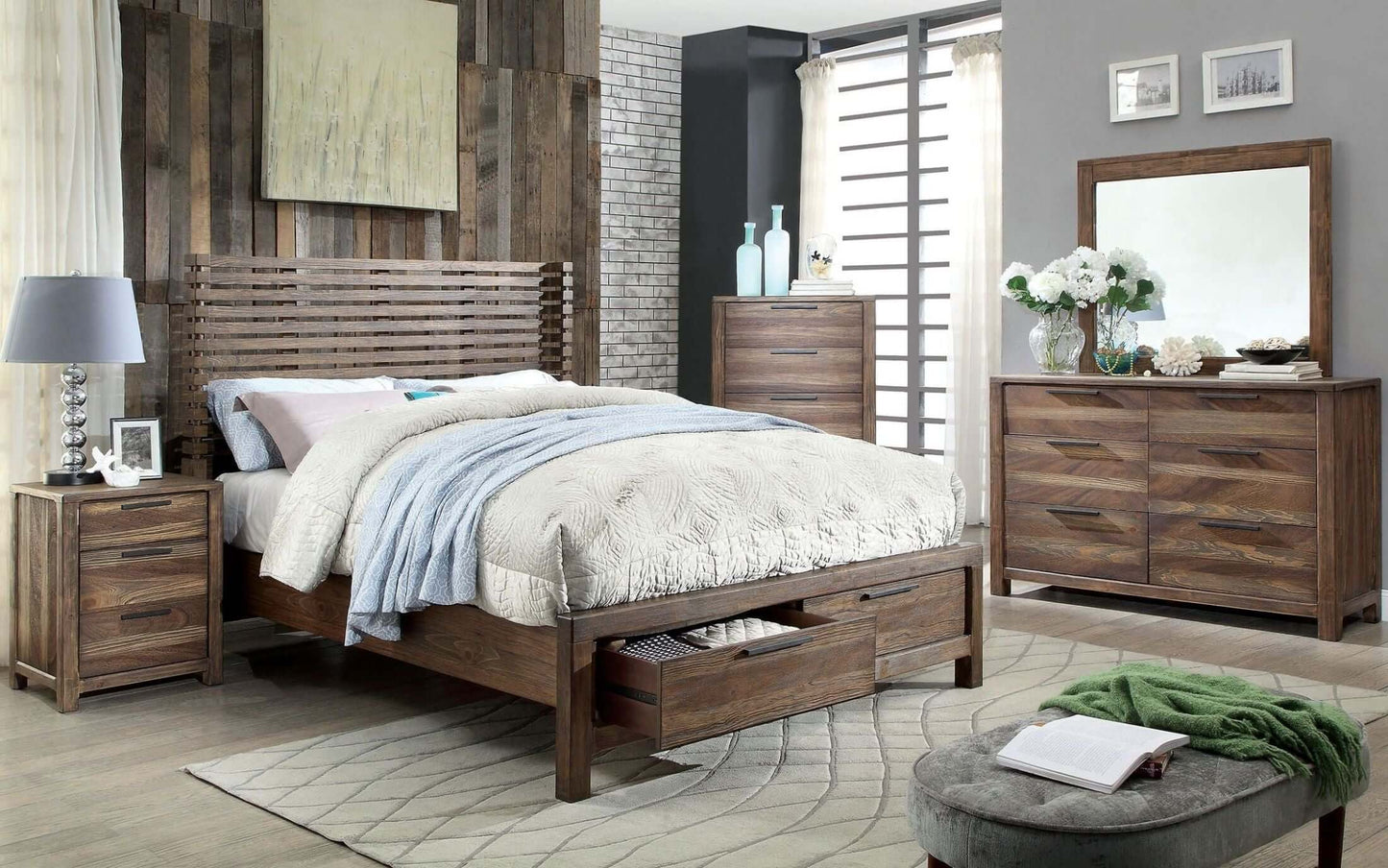 Hankinson Rustic Natural Tone Dresser