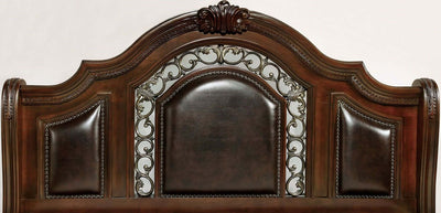 Flandreau Brown King Panel Bed