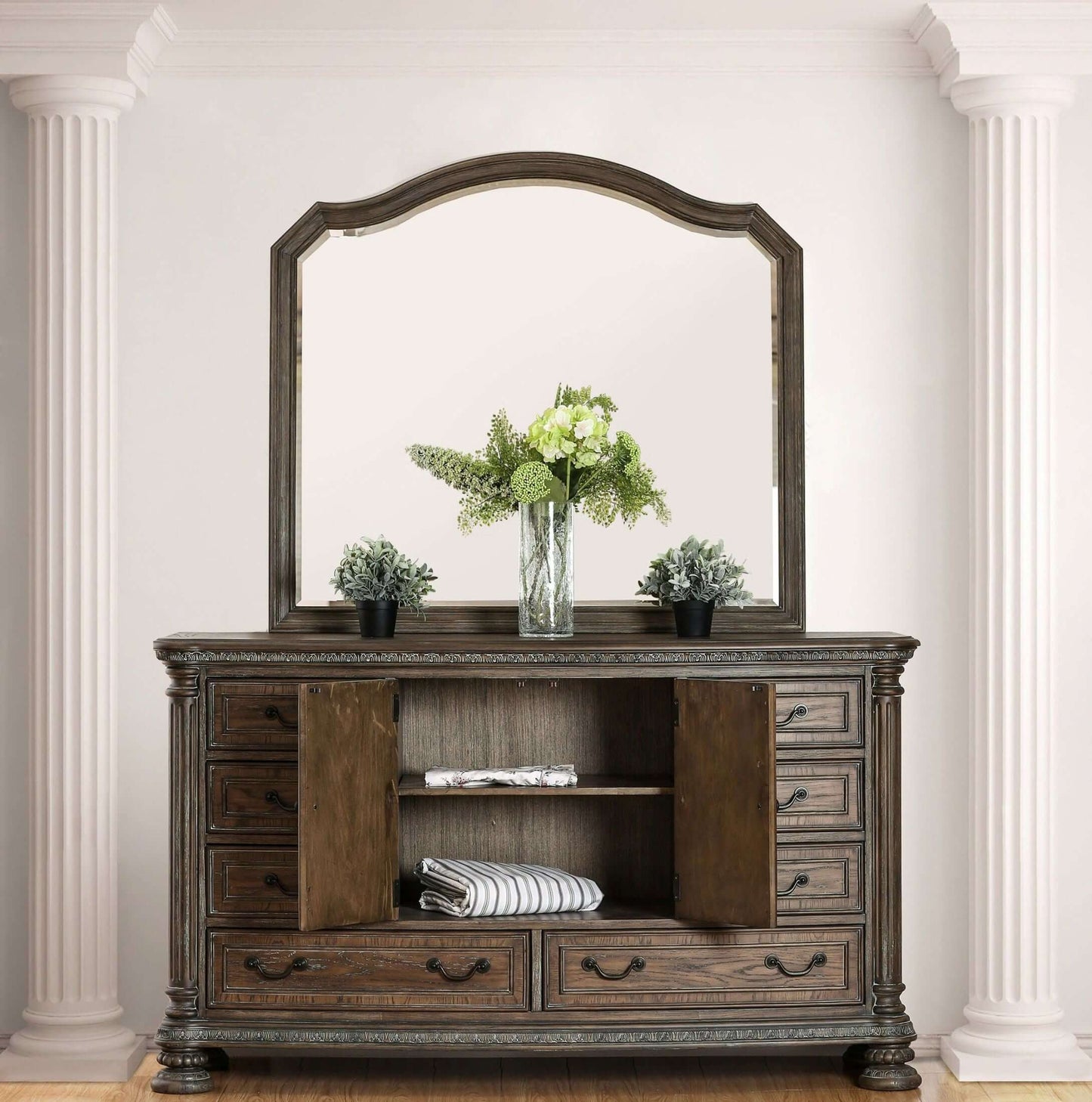Persephone Rustic Natural Tone Mirror
