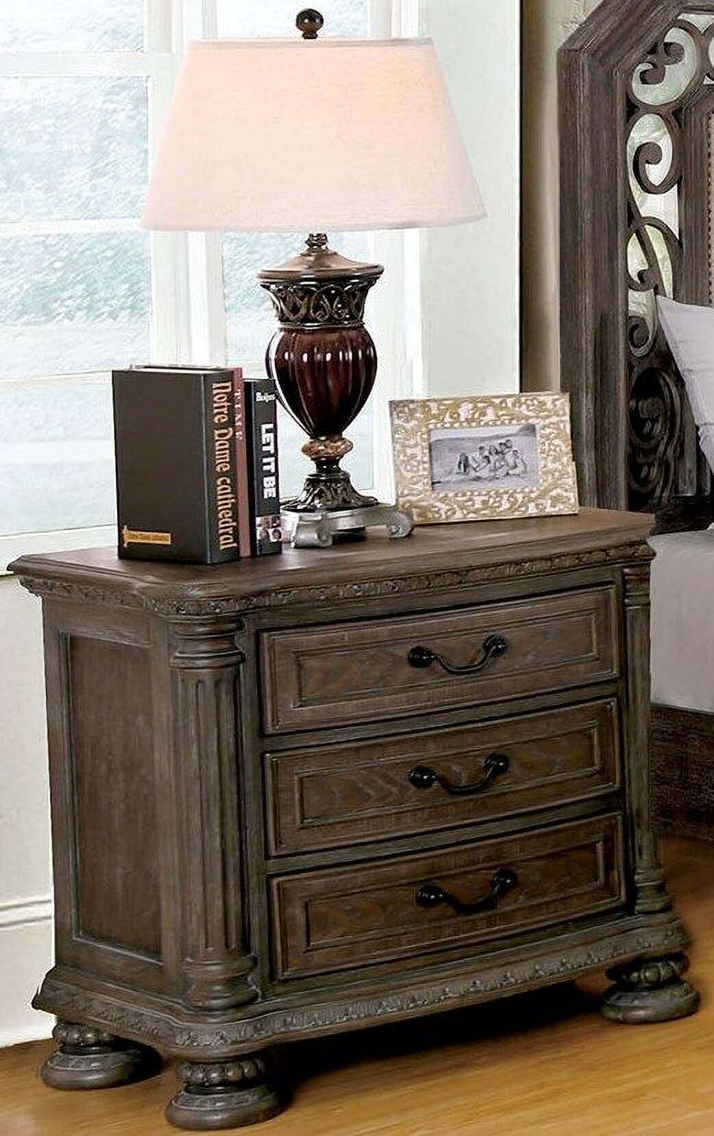 Persephone Rustic Natural Tone Night Stand