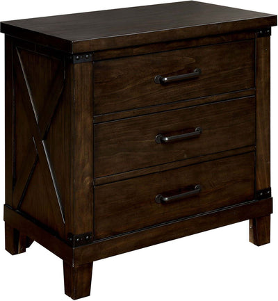 Bianca Dark Walnut Nightstand