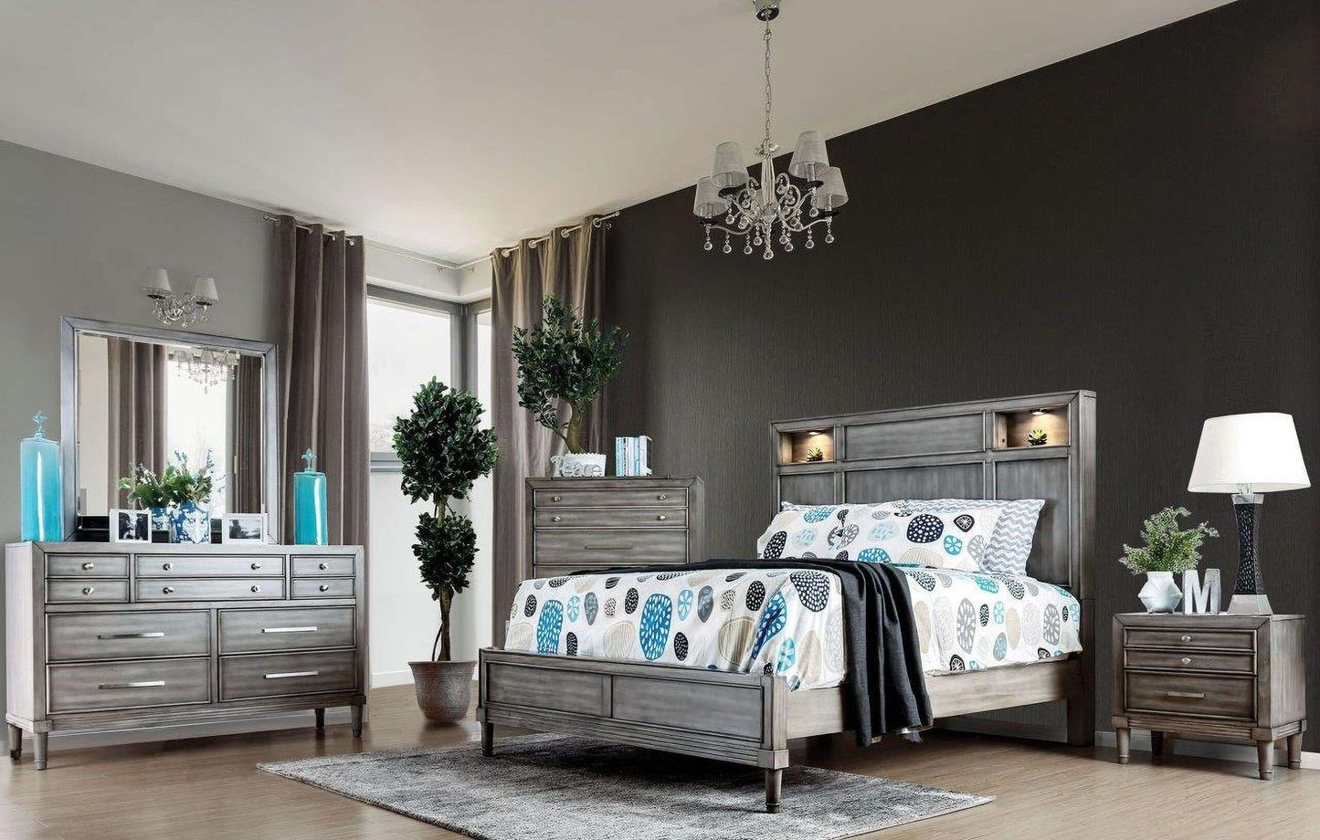 Daphne Gray Nightstand