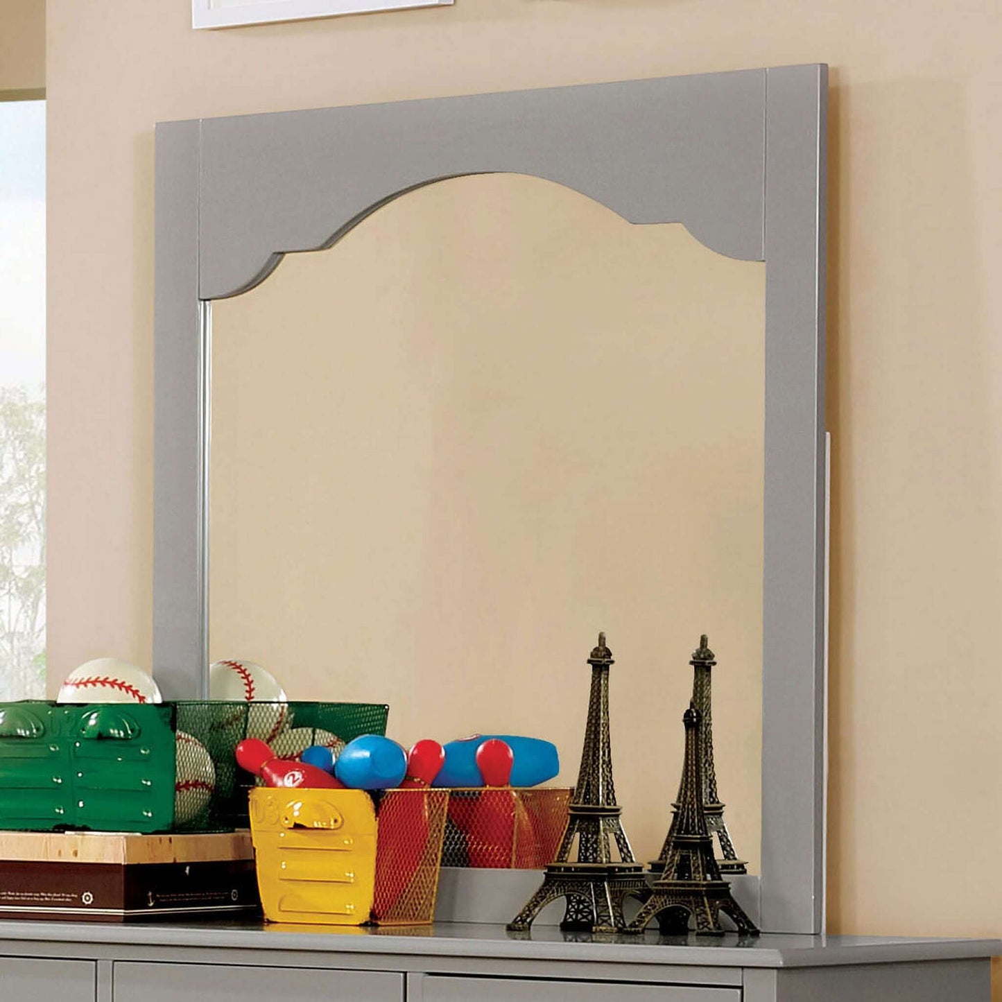 Diane Mirror In Gray