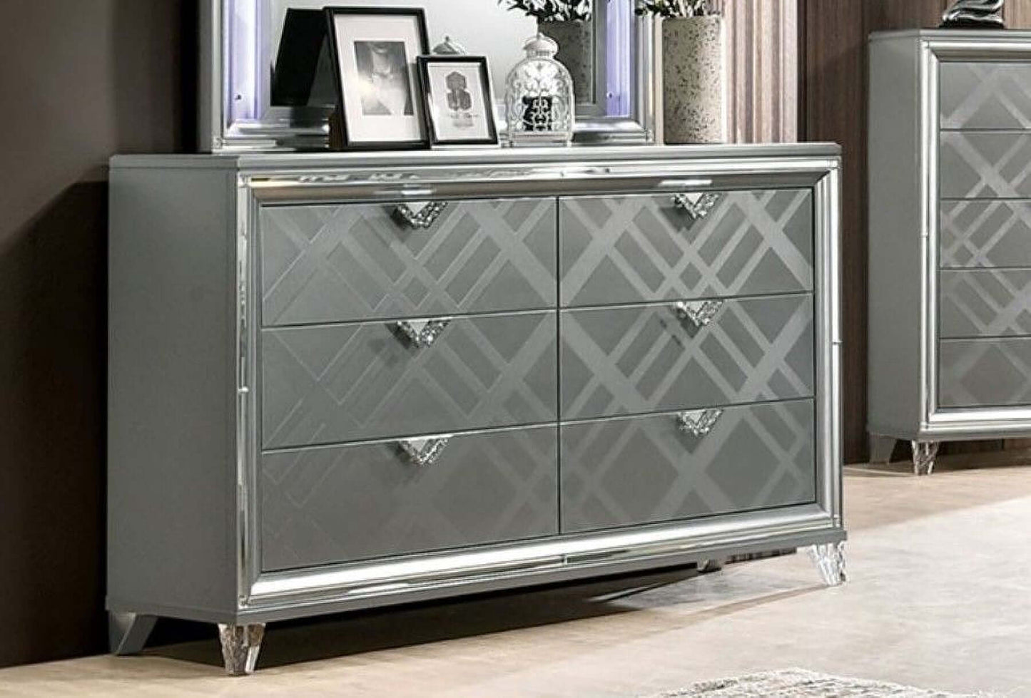Emmeline Dresser In White