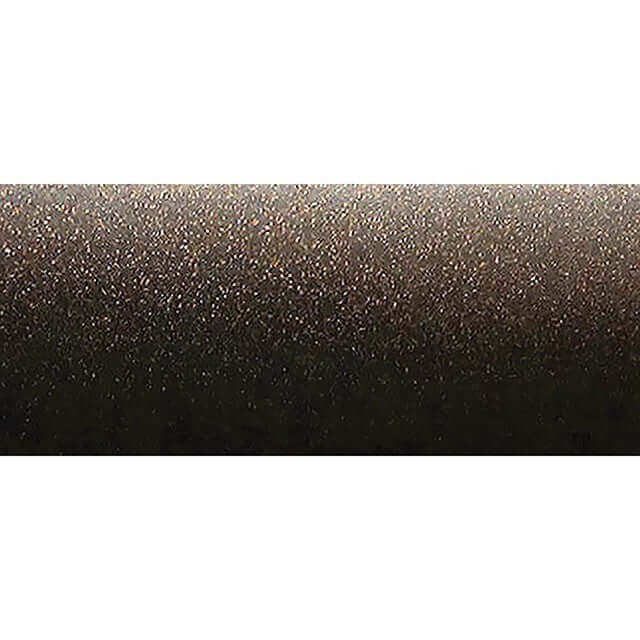 Dark bronze powder coating finish showcasing sparkling texture, ideal for modern metal bed designs.