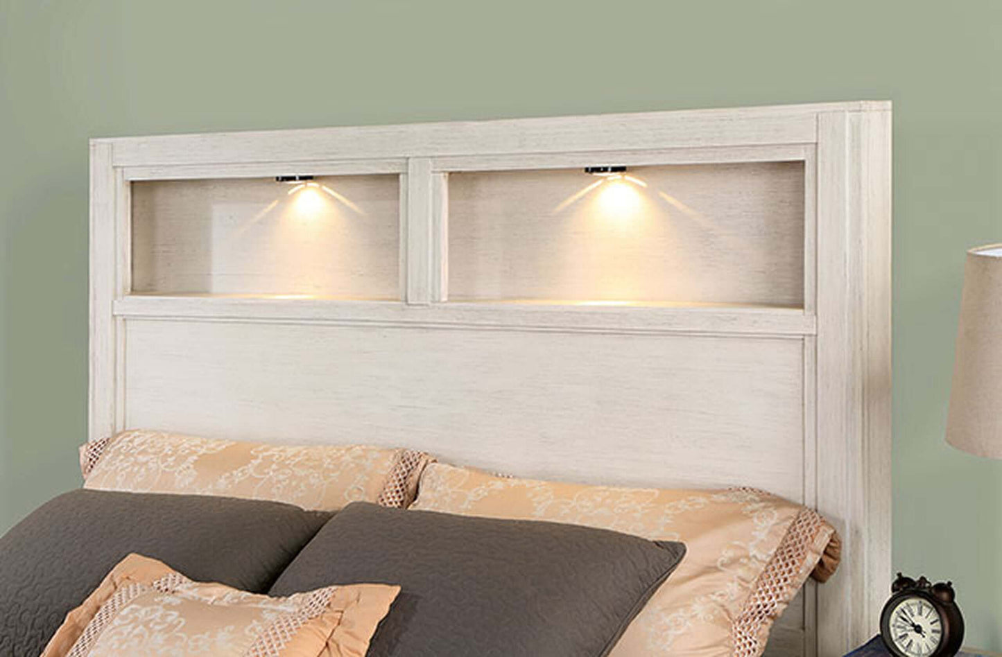 Karla Queen Bed In White