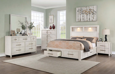 Karla Queen Bed In White