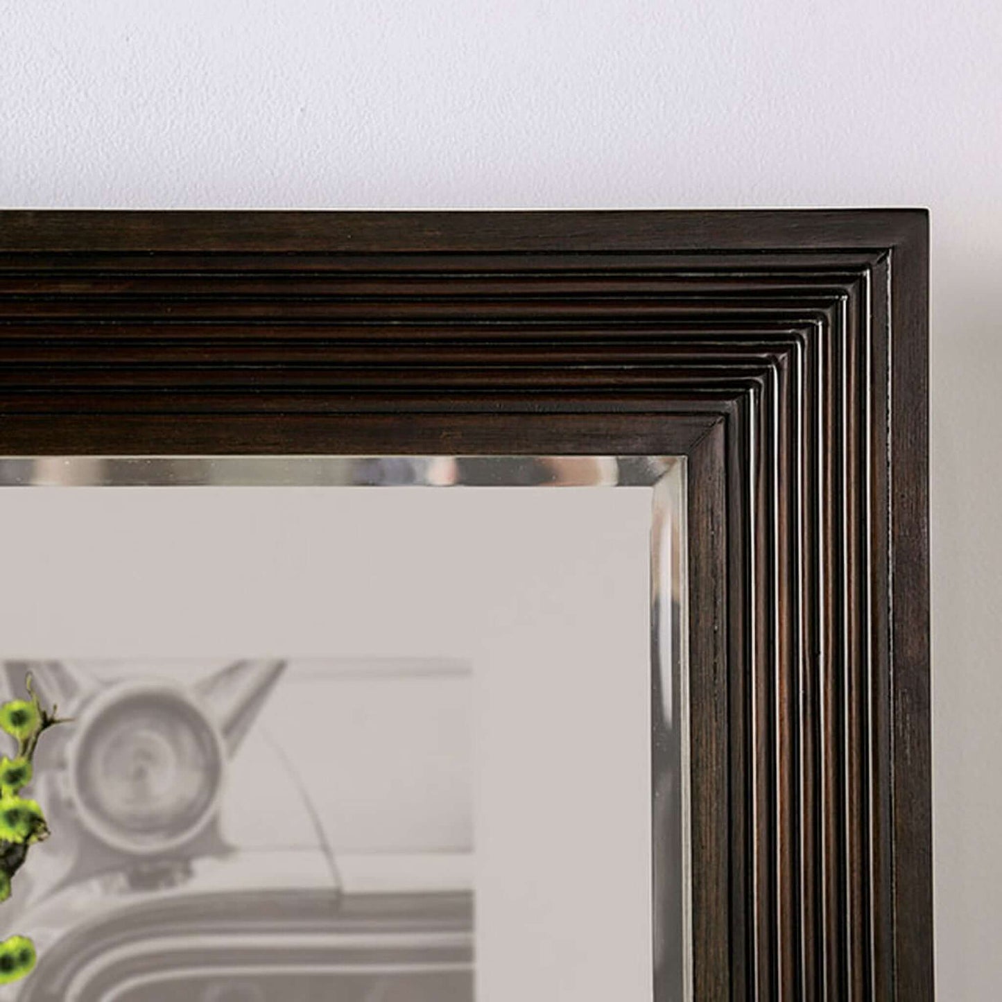Laurentian Mirror In Dark Walnut