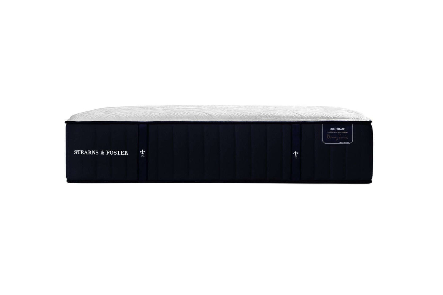 Stearns & Foster Lux Estate Cassatt Ultra Firm 14" Mattress side view, showcasing luxury design and support.