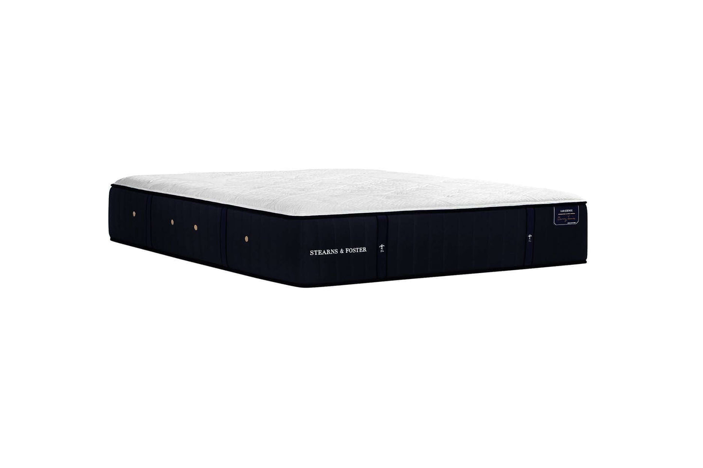 Stearns & Foster Lux Estate® Cassatt Ultra Firm 14" Mattress, discontinued clearance floor sample for exceptional comfort and support.