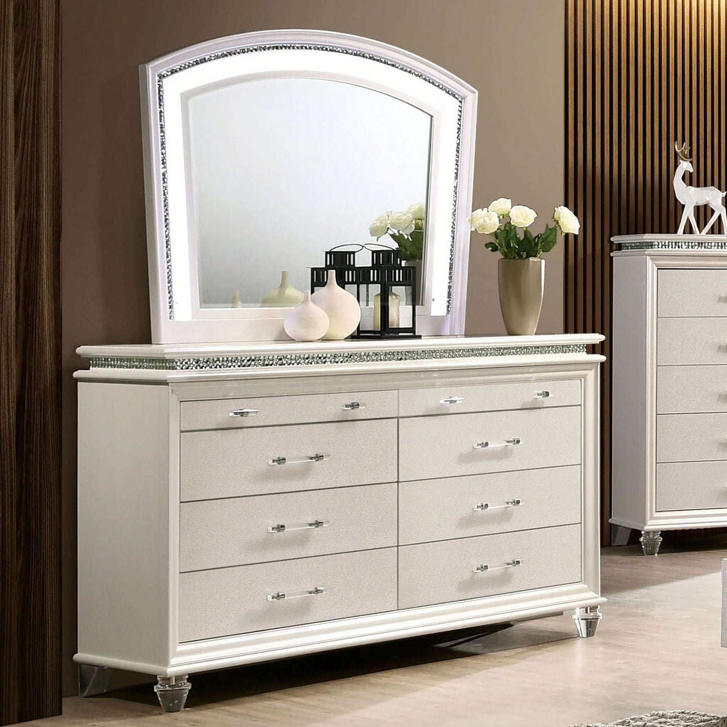 Maddie Dresser In Pearl White