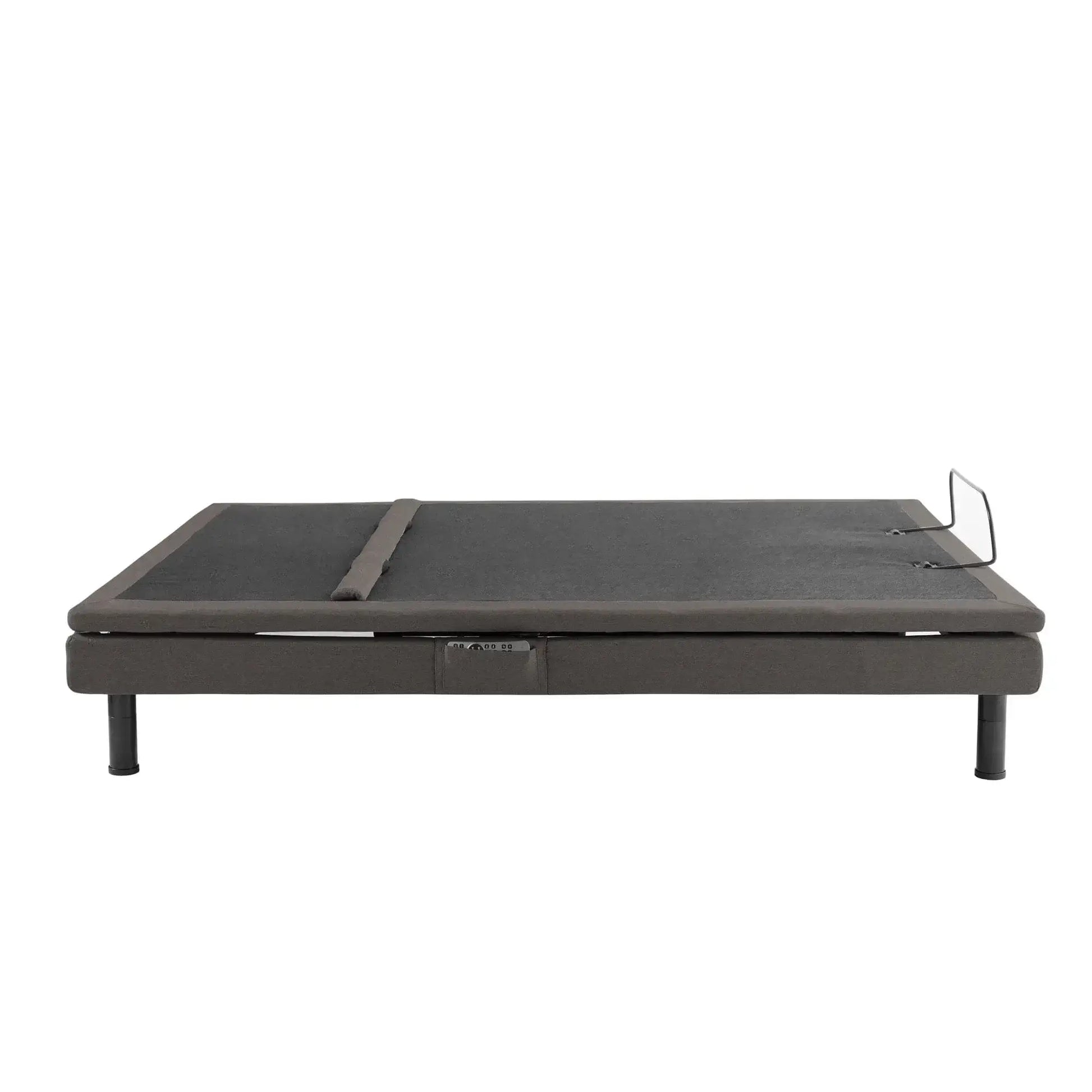 Malouf S-755 Charcoal Gray Adjustable Base with head and foot positioning for ultimate comfort and support.