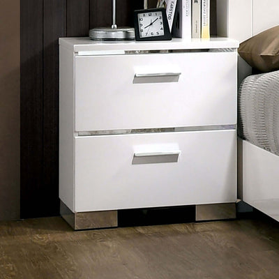 Malte Night Stand In White