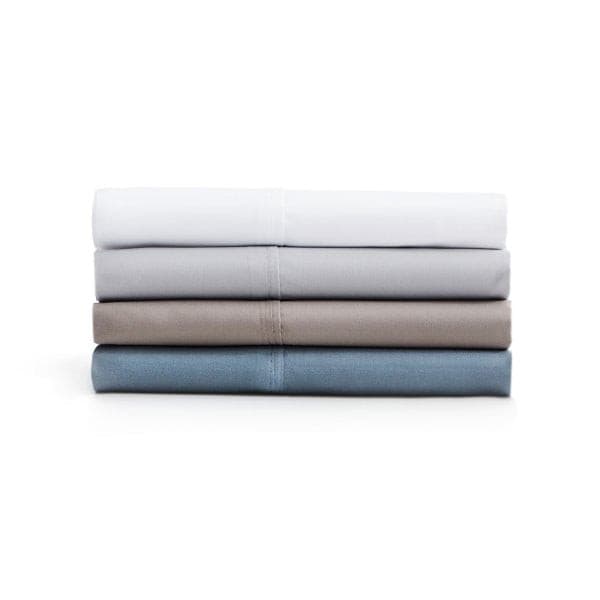 Malouf Brushed Microfiber White Sheet Set.