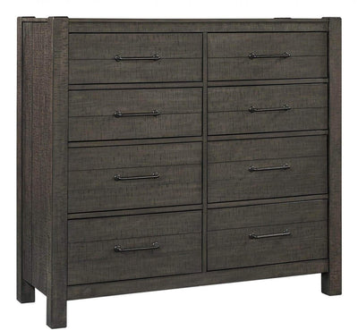 Mill Creek Collection Carob Tall Dresser with eight drawers, featuring a stylish transitional design and quality craftsmanship.