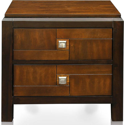 Patra Acacia And Walnut Nightstand