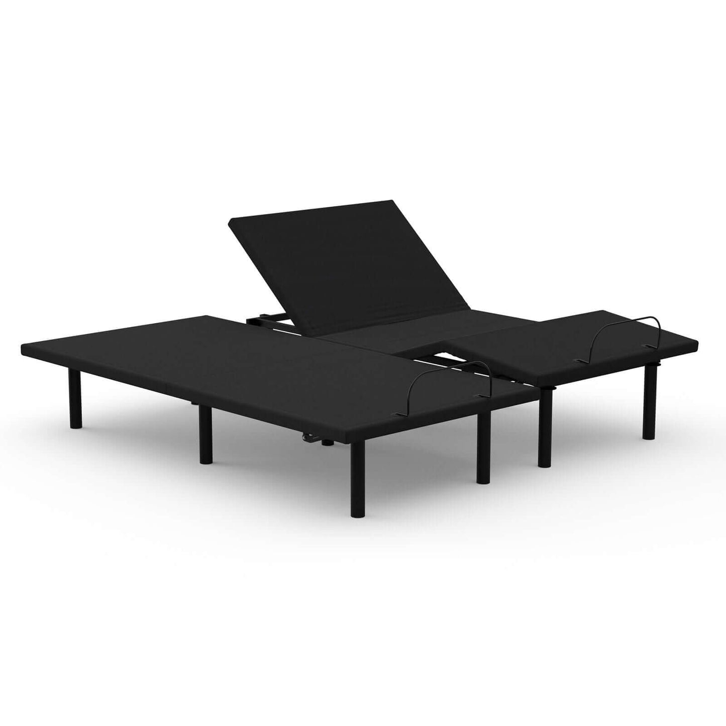 R400 Adjustable Power Base with adjustable head and foot positions, sleek black design, ideal for comfort and relaxation.