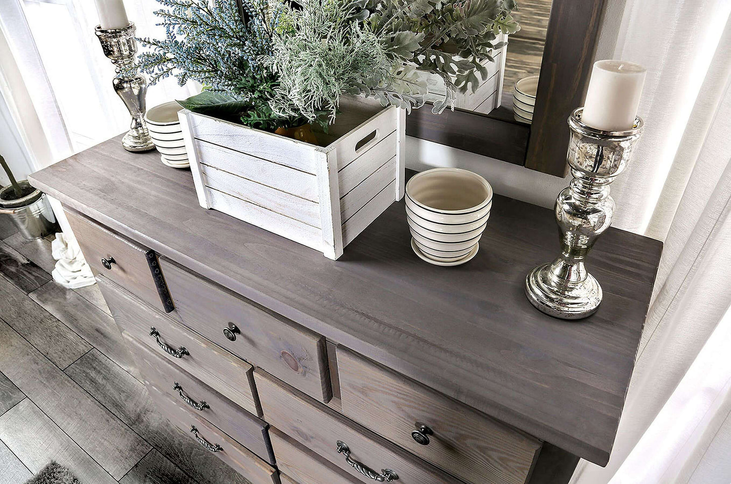 Rockwall Weathered Gray Dresser