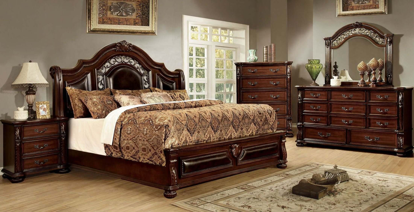 Flandreau Brown Panel Bedroom Set