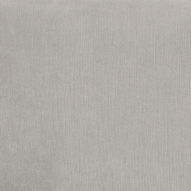 light gray textured fabric showing subtle ribbing for upholstery and home decor applications