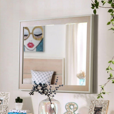 Roseburg Mirror In White