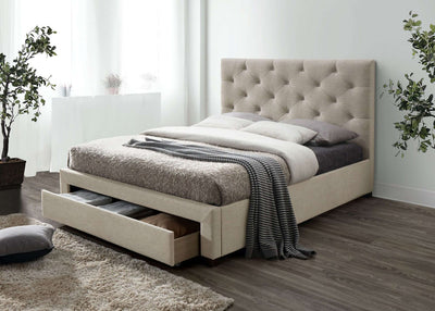 Sybella Queen Bed In Dark Gray