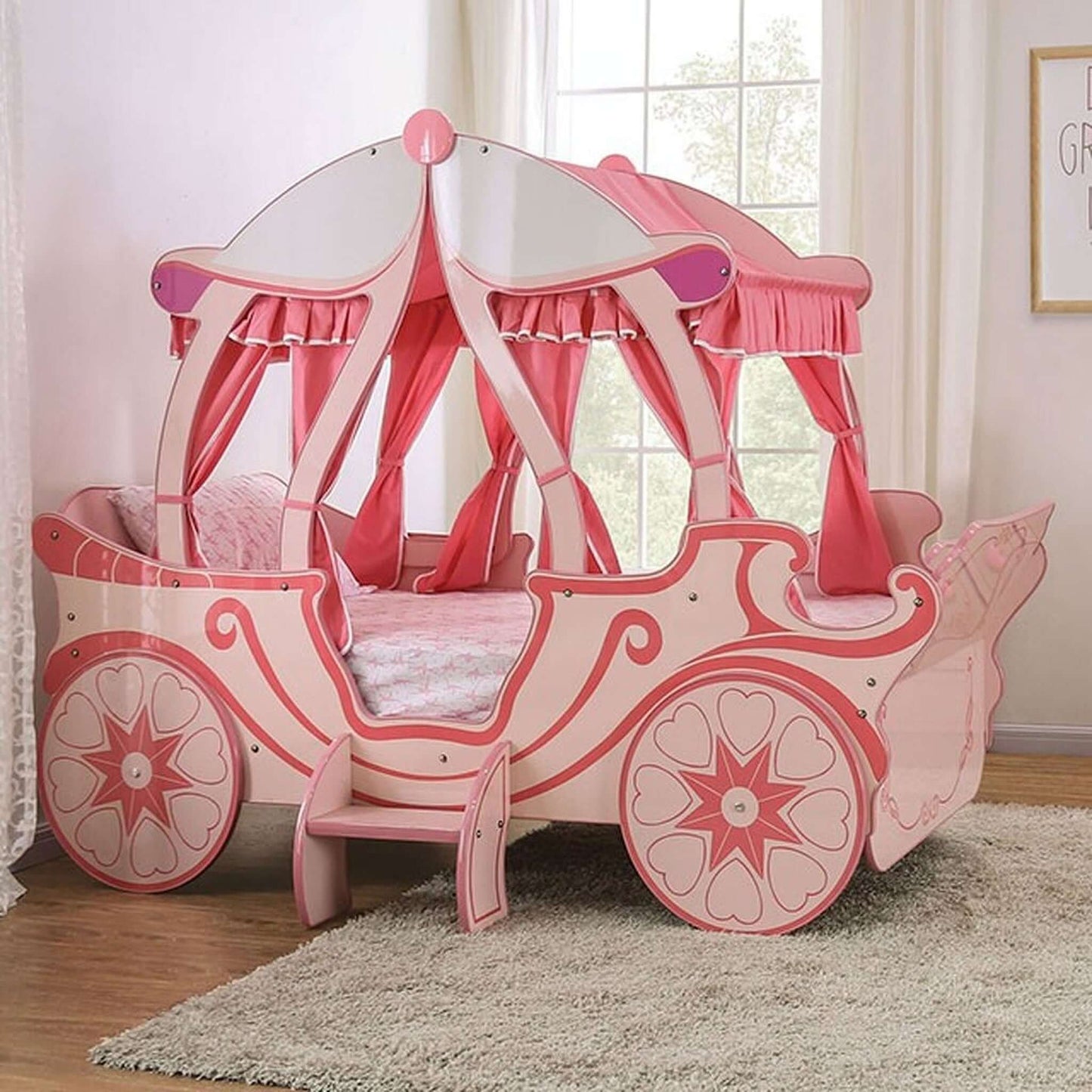 Twin Bed In Pink