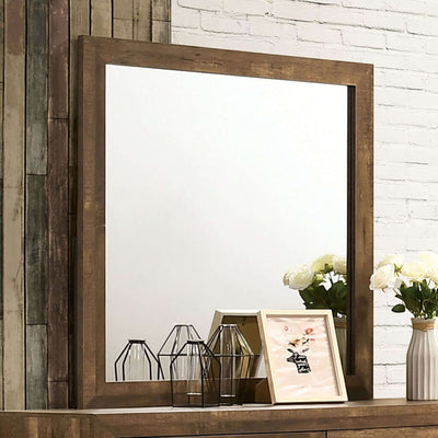 Wentworth Mirror In Light Walnut