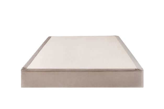 Chattam & Wells Heavy Duty 4" Foundation featuring a low profile design, handcrafted in the USA for superior mattress support.